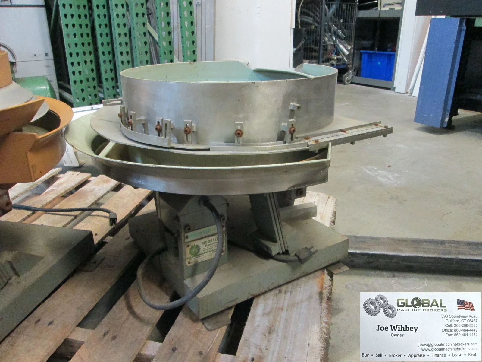 Morfeed 8453-F2-1-8 Vibratory Bowl Feeder 18"x 7"Deep See Description