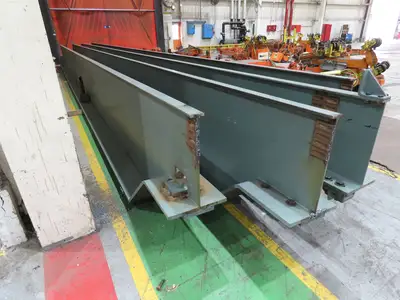 Gorbel Cleveland Tramrail Overhead Crane Runway Beam 40"H 20"W 3.25" Rail 50'L