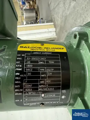 USED Precision 150 Liter Precision Stainless Reactor, 316 S/S, 45/100#