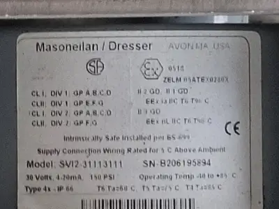 USED MASONEILAN 30-30242