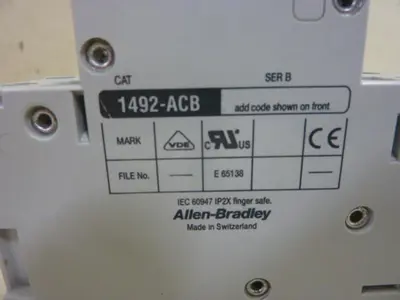 USED ALLEN BRADLEY 1492-CB1/G040 SER C
