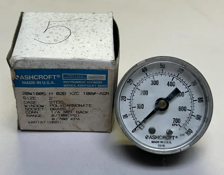 Used ASHCROFT 20W1005H02B Universal Pressure Meters Ohio US | Surplus Asset Holdings #1226022