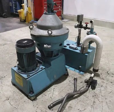 Alfa-Laval MMPX 304 SGP-11 oil purifier skid, 316SS.