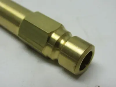 352X11 1/2  Brass Mold Cooling Extension Plug 1/4" X 11-1/2" Lot of 6