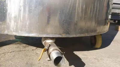 Tank, 325 Gallon, 316 Stainless Steel, 45" x 47", Jacketed, OT/SB #S743435