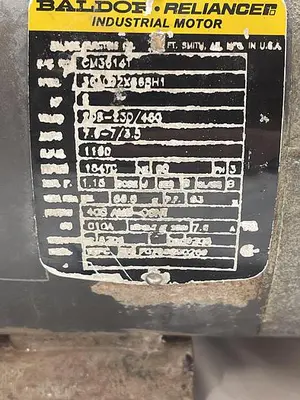 Used BALDOR BALDOR CM3614T 3HP 3PH Misc Electrical & Power Parts | ND Industrial Surplus #1215530