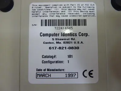 USED COMPUTER IDENTICS 101