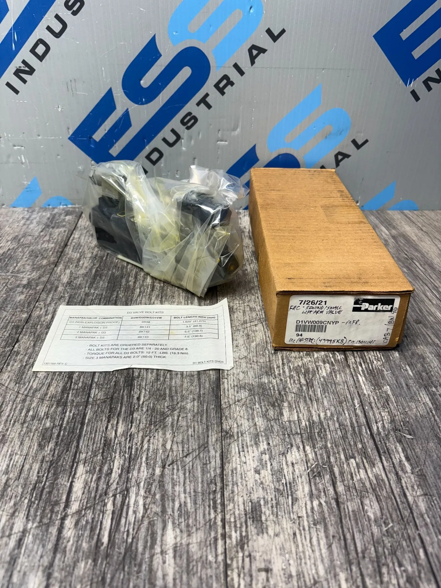 NEW Parker D1VW009CNYP 94