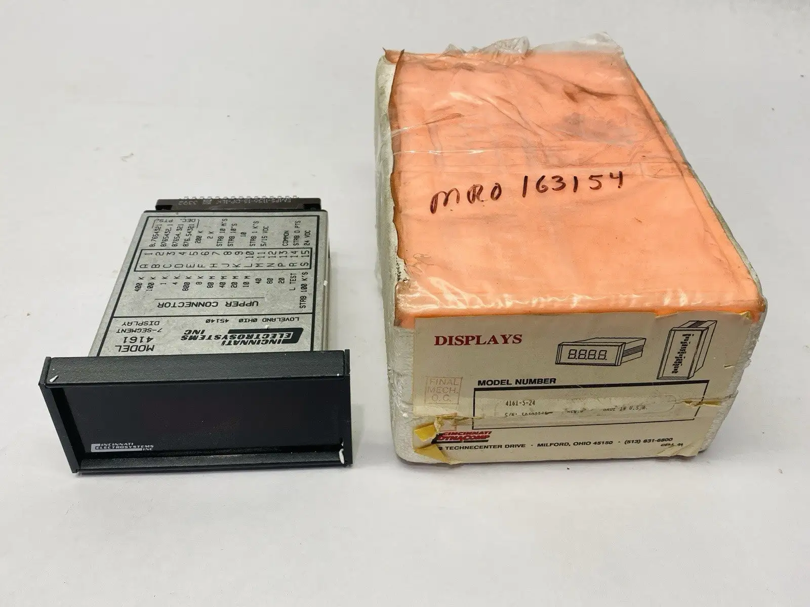 4161-4-24 | Cincinnati Electrosystems  7-Segment Display Interface - New Other