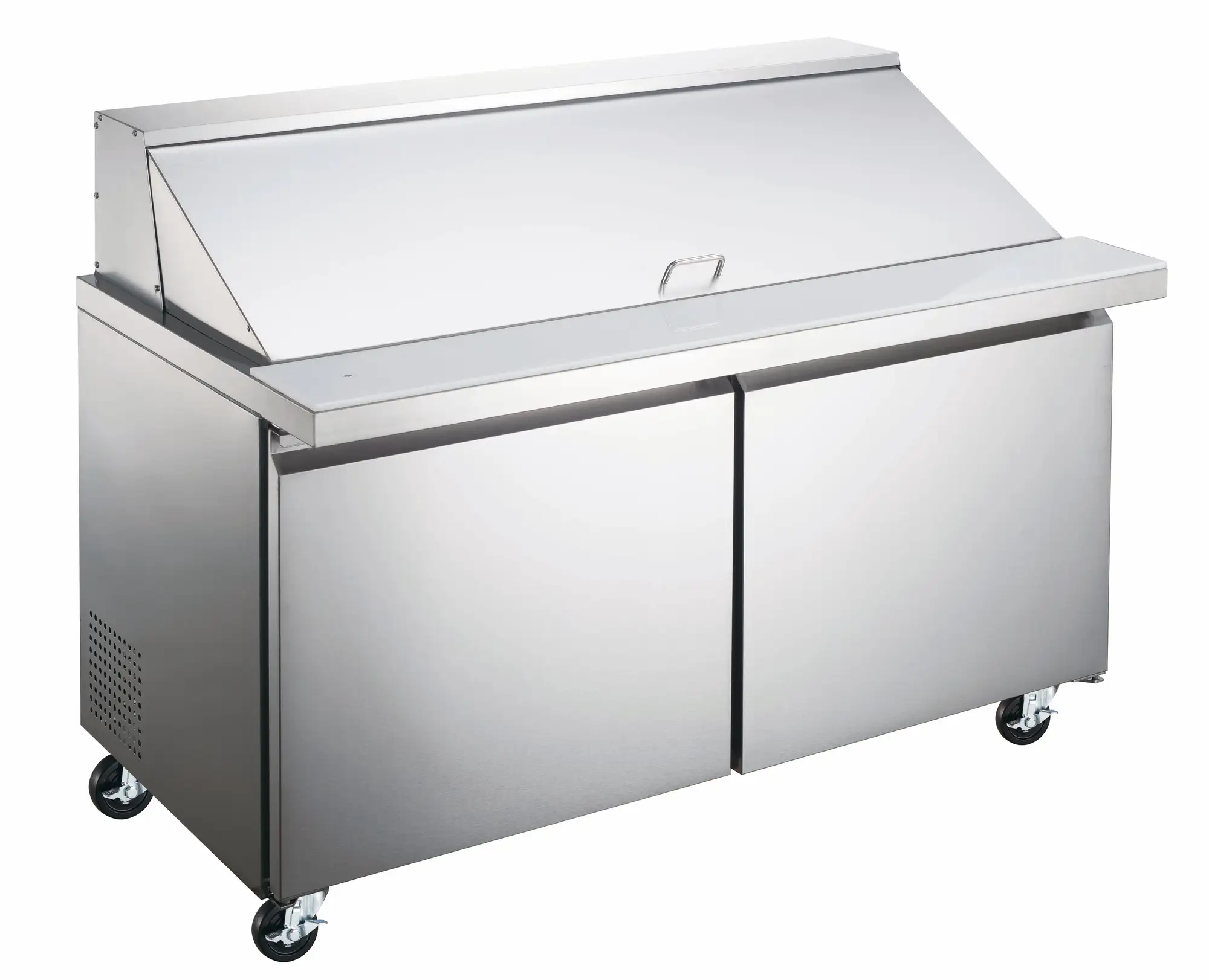Compass MTSP60 - 60 1/5" Mega Top Sandwich/salad Prep Table W/ Refrigerated Base, 115V