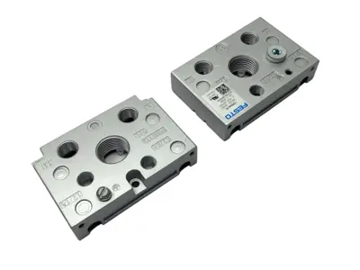 USED FESTO PNEUMATIC VALVE MANIFOLD 18210