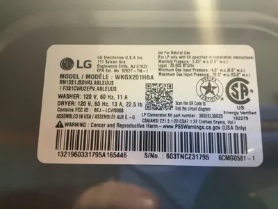Used LG WKGX201HBA Washers Michigan US | Miedema Asset Management Group #1456914