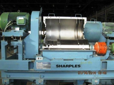 Sharples P3000 decanter centrifuge, 316SS.