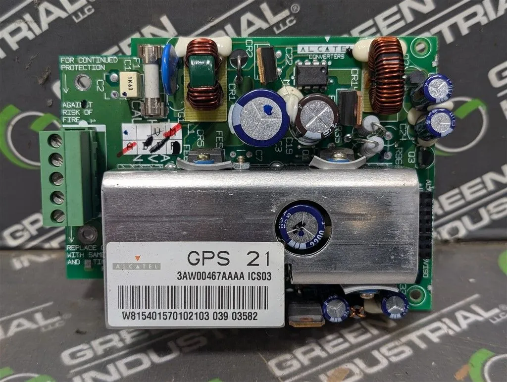 Modicon / Alcatel 3AW00467AAAA ICS03 Power Supply Assembly GPS 21 Used