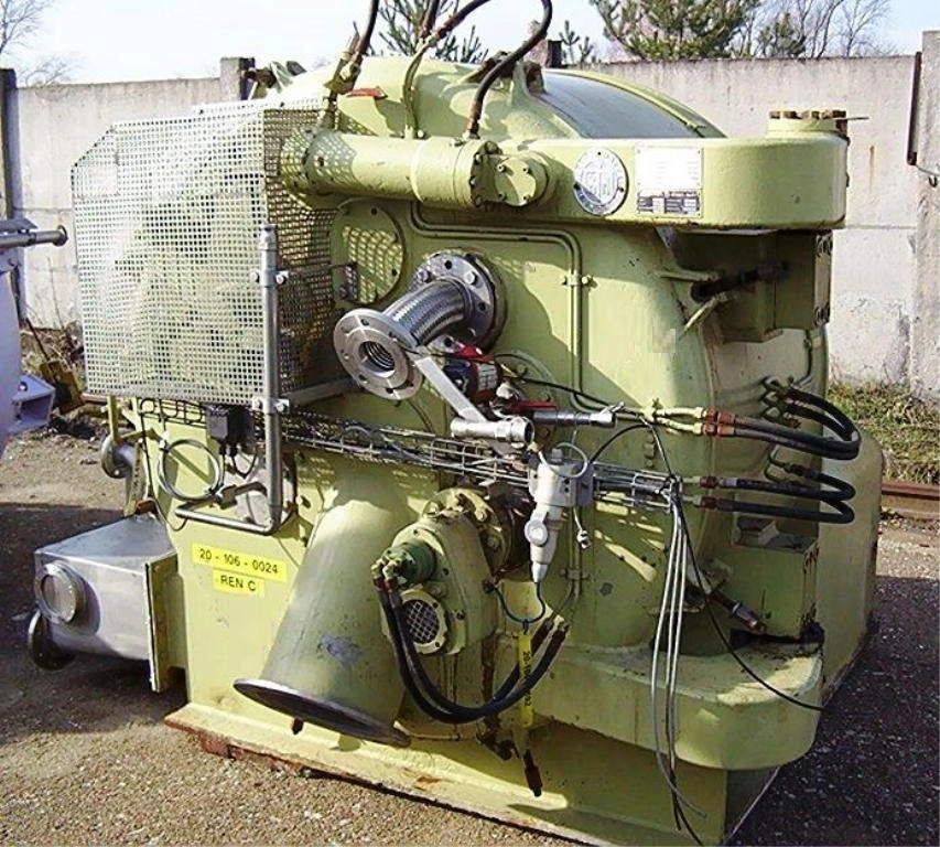 Krauss-Maffei HZ 125 peeler centrifuge, 316SS.