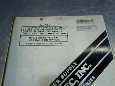 Used POWERTEC INC 9J530013S1318 AC/DC Power Supplies Ohio US | HGR 24 #1070191