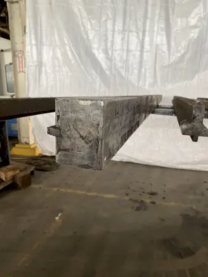 12'(144") PRESS BRAKE FLATTENING DIE. STOCK # 0634121