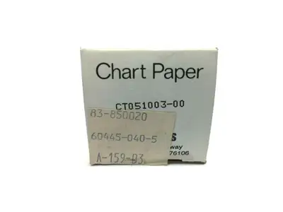 NEW WESTRONICS CHART PAPER 5-3/4" WIDE ROLL