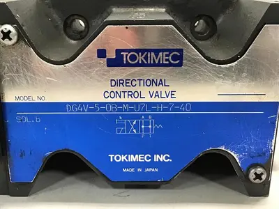 USED TOKIMEC DG4V-5-0B-M-U7L-H-7-40