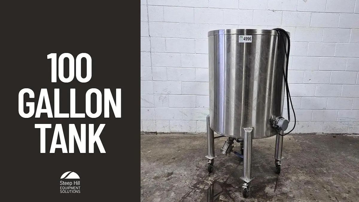 SS 100 Gallon Tank w/ Immersion Heater