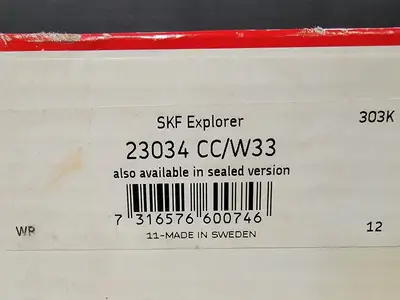 New | in-Stock SKF 23034 CC/W33 Bearings British Columbia CA | Lenmark #261104