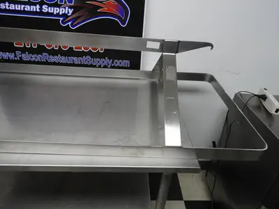 Used Falcon Restaurant Supply Used Overhead Stainless Steel Pot/Utensil Hanger Rack 72"x24"x12.5" Restaurant Equipment (Miscellaneous) Illinois US | Falcon Restaurant Supply #1376499