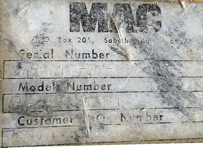 Used MAC _UNKNOWN_ Pneumatic Conveyors West Virginia US | Cooper Industries #1408891