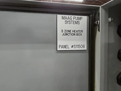 Maag EX50-6-GU Melt Pump, 10 HP, With Control Panel