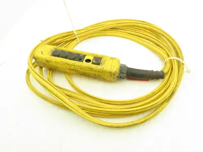 Telemecanique XAC-A06 Crane Hoist 6-Button Control Pendant 1-Speed 26' Cord
