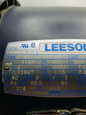 USED LEESON C184T11FB10C