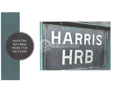 USED HARRIS HRB-1135W-BR-BD TWO RAM HORIZONTAL