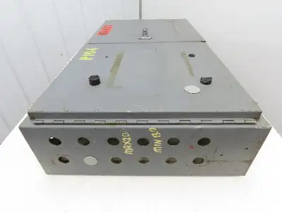 Hoffman Industrial Electrical Enclosure With Double Door And Backplate 42x24x8"