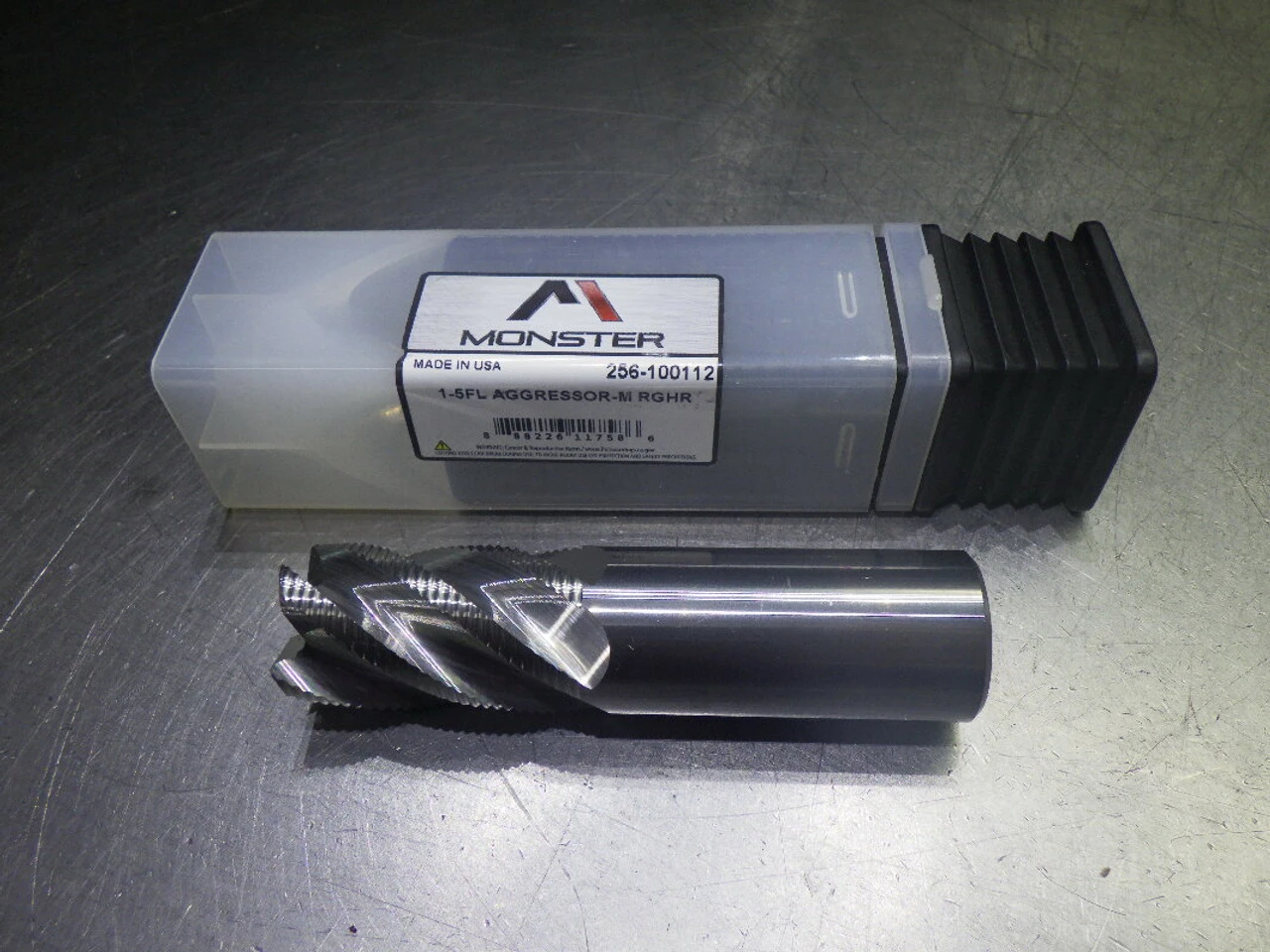 Monster 1" 5 Flute Carbide Roughing Endmill Med 1" Shank 256-100112 (LOC271)