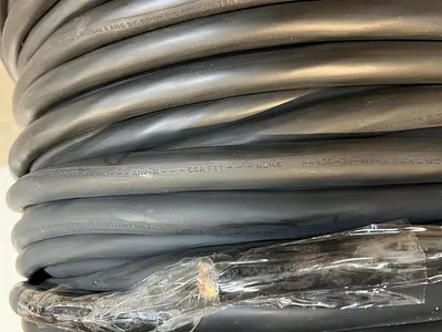USED ROHS P-136-29-MSHA 8 AWG, 5/C SOOW 90C, 600V WATER RESISTANT CABLE APPROX 700 FT