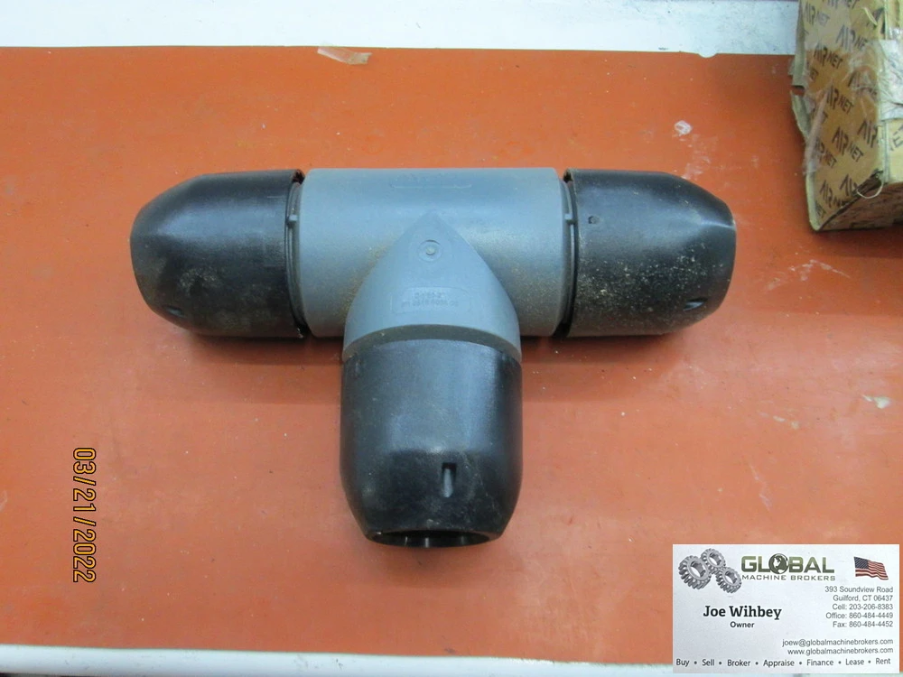 AirNet Equal Tee Dn 50-2" pn 2810 5005 00 Air Compressor Tube Angle Connection