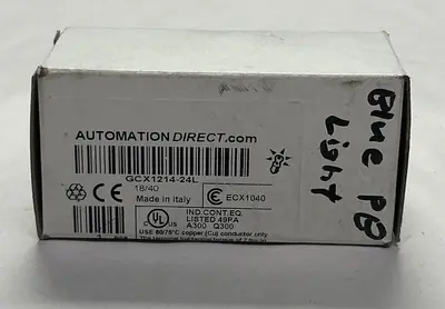 Used AUTOMATIONDIRECT GCX1214-24L Miscellaneous Equipment (Electrical & Power) | Surplus Asset Holdings #1201248