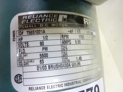 USED RELIANCE ELECTRIC T56S1021A
