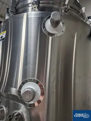 USED A&M Process 500 Liter A&B Process Receiver Tank, 316 S/S, 44/150#