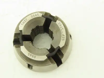 Hainbuch 3204441 Clamping Head Serrated Bore 25mm x 47mm OAL Chuck Type H
