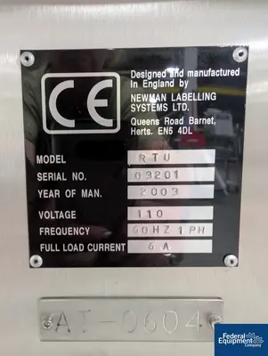 USED Newman 36" Newman Rotary Accumulation Table, Model RTU
