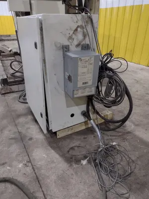 48” WIDE x 30 HP MECHANICAL IN-LINE COIL PRESS & SHEAR WITH PLC VARIABLE SPEED DRIVE: STOCK #22968