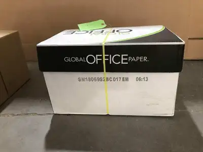 Global Office GO851120 8.5″ X 11″ Legal Copy Paper ; Bright White -NIB of 5000