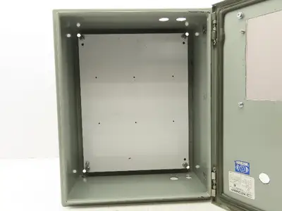 Wiegmann N412201608C Electrical Box Enclosure 20x16x8" Wall Mount Back Plate