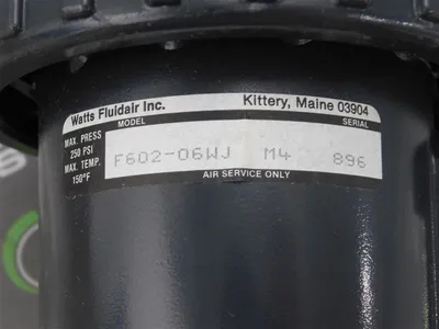 USED WATTS REGULATOR CO. F602-06WJ