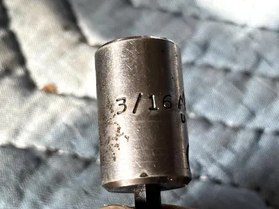 MAC Tools USA 3/8" Drive, 3/16" SAE Hex Bit Chrome Socket Driver X66D