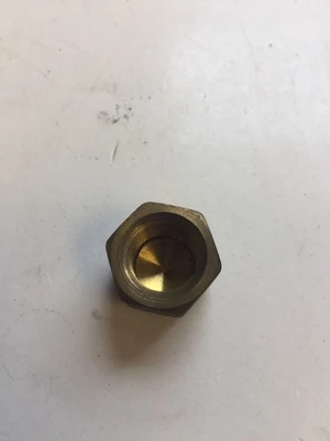 *New* 1/4" NPTF Brass Cap (Lot Of 17) *Warranty*Fast Shipping*