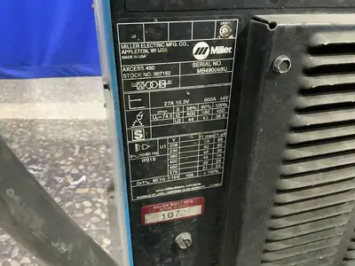 Used MILLER AXCESS 450 Welding Machinery (Other) Ohio US | HGR 24 #1278953