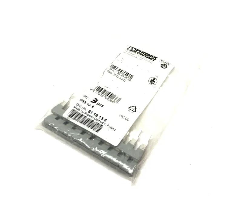 Used PHOENIX CONTACT GRAY INSERTION JUMPER BRIDGE Connector Accessories Michigan US | Maverick Industrial Sales #1123087