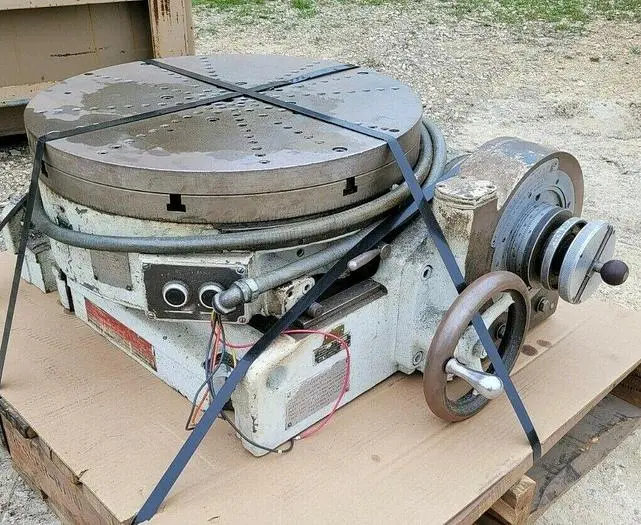 Used 1954 PRATT & WHITNEY M-1896 Rotary Tables Wisconsin US | Lemke Machinery Sales #538959