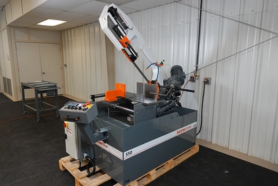 New | in-Stock HEM SAW 550 Horizontal Dual Column Band Saws Illinois US | Olympus Machinery Group #1349320